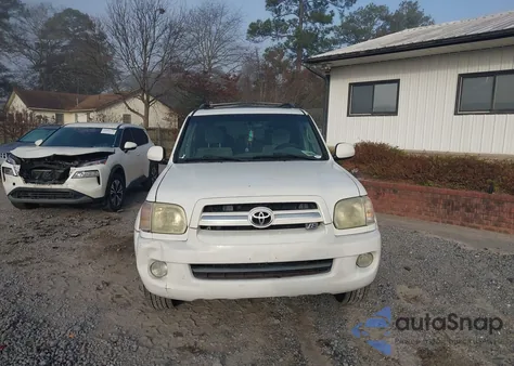 2006 Toyota Sequoia Sr5 V8 z USA, uszkodzony, nr VIN 5TDBT44AX6S260955